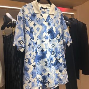 Louis Vuitton Watercolor Monogram Polo! Size XL! WORN ONCE! 100% AUTHENTIC!